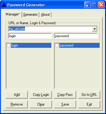 Xsoft Password Generator Screenshot